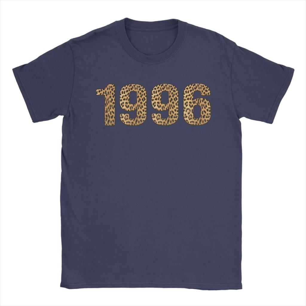 Unisexs TShirt 1996 Leopard Print 30th Birthday 30 Years Old Casual Cotton Tees Short Sleeve T Shirt Crewneck Clothing Printed