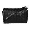 Bottega Veneta Classic Woven Leather Shoulder Bag Women bags Black 609412VCPP58648