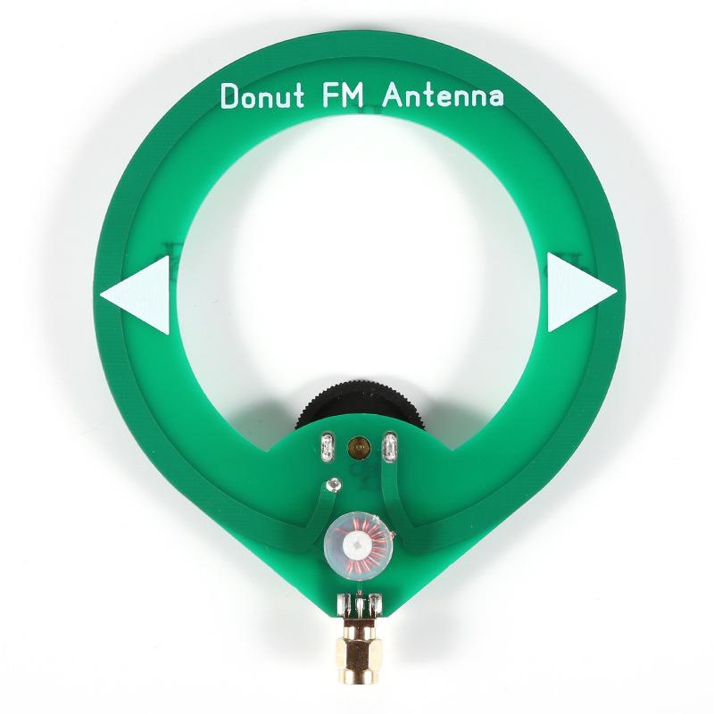 FM Antenna 5W 75-135MHz Car Portable Broadcast Antenna Mini Donut Antenna