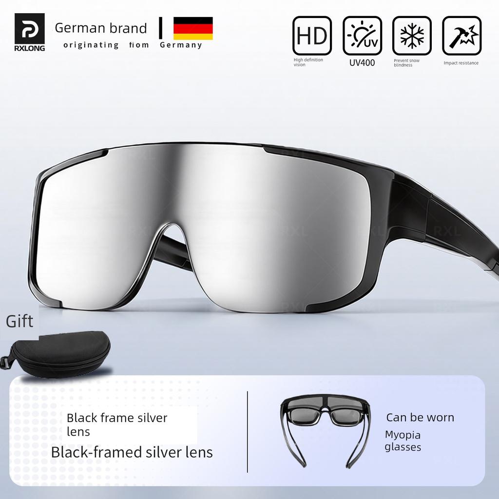 German Desert Wind and Sand Protection Goggles, Outdoor Wearable Myopia Sunglasses, Mountaineering, Hiking, Climbing Sunglasses, Snowfield Sunglasses