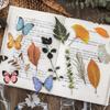 25-Sheet Vintage Plant & Flower Glass Bottle Stickers, Retro Floral Patterns & Self-Adhesive, for DIY Crafts