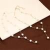 Set di Gioielli da Sposa Donna Orecchini a Frange con Perle Simulate +Collana+Bracciale Perline per Feste Accessori Regalo