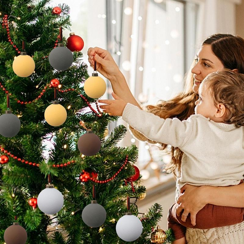 Christmas Tree Ball Ornaments Christmas Tree Pendants 12X Christmas Ornaments Set Christmas Tree Pendants Decorative Hangable