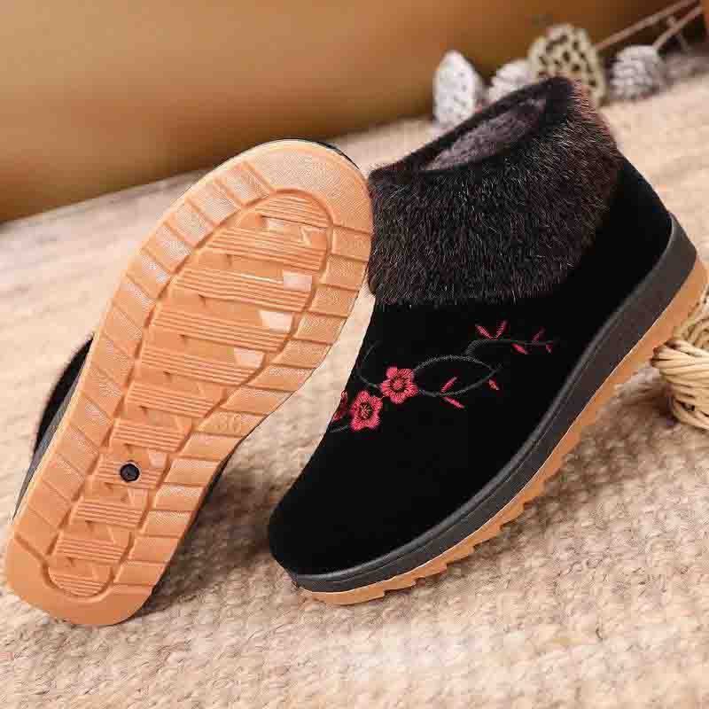 Women's Shoes Women's Plus Velvet Warm and Comfortable Boots Soft-soled Non-slip Winter Cotton Shoes