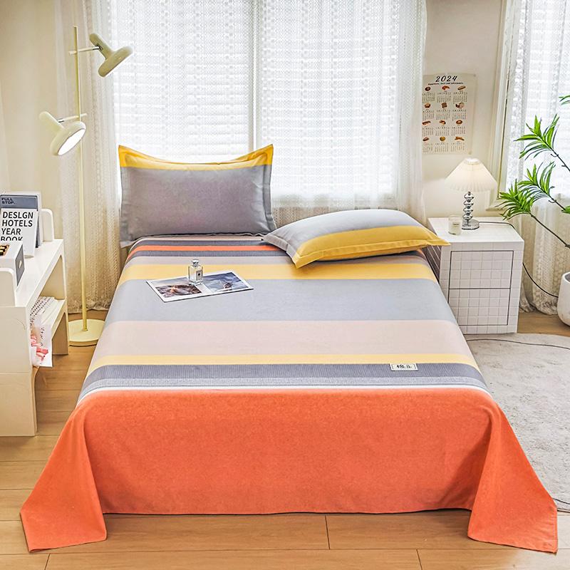 Baumwoll-Bettlaken für Doppelbett Einfarbig Uni Oberlaken Einzel-/Queen-/King-Flachlaken Heim-Bettwäsche-Laken 160x230cm 1pc