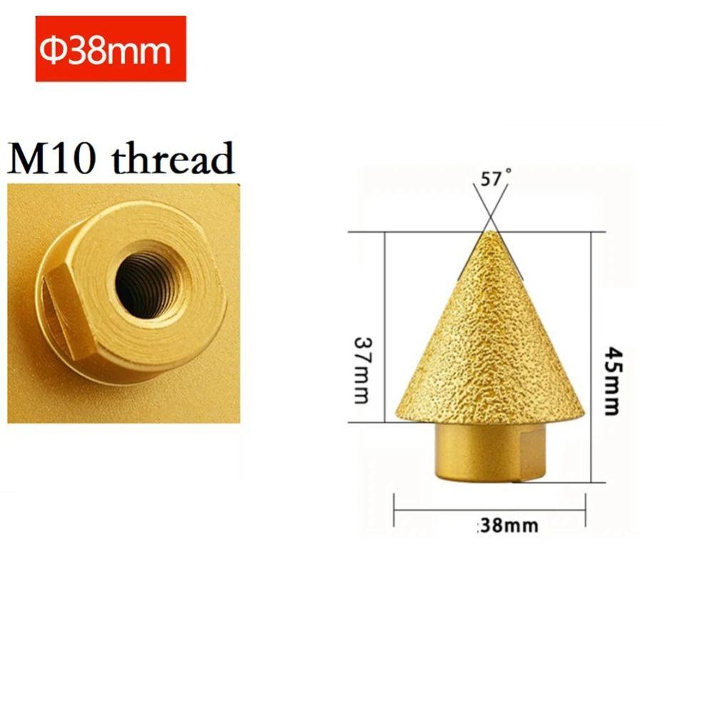 Diamantový srážecí bit 38/50 mm Kuželový ořezávací vrták Nový děrovací rozšiřovací vrták