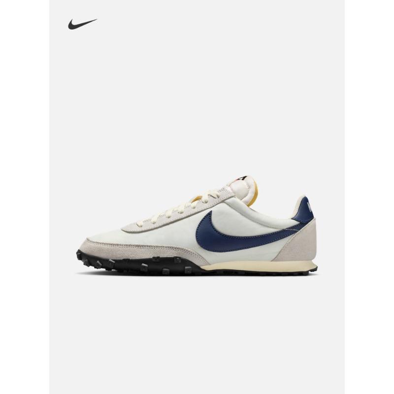 Nike Men s Cushioning Sports Shoes - Summer Woven Leather Wedge Shoes - NIKE WAFFLE RACER IM8658 35.5 белый