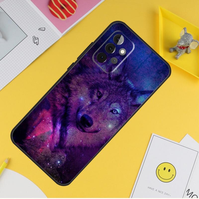 Animal Wolf Galaxy Case For Samsung Galaxy A36 A16 A56 A06 A54 A34 A14 A13 A53 A12 A22 A32 A52 A35 A17 A15 A55