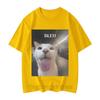 Bleh Funny Cat Meme Graphic Printed T Shirts Women Clothing Fashion Trend T-shirts Summer Casual Short Sleeve Clothing