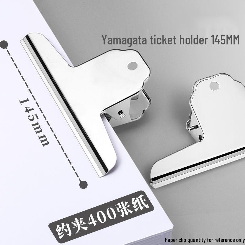 Stainless Steel Multifunctional Butterfly Clip for Drawing Boards and Files
