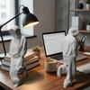 3D Printed People Model Figurine Funny Faceless Model Ornaments Shelf Ornament