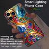 Voor iPhone 17 Hoesje Turkoois Marmer Wijnstok LED Telefoonhoesje Voor iPhone 16 15 14 13 12 11 Pro Max Plus Lichtgevend Gloei Beschermhoes