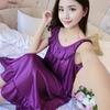Women's Spring/Summer Ice Silk Lace Nightgown: Loose, Comfortable, Plus Size Home Wear