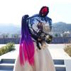 Motorcycle Helmet Dreadlocks Helmet Dreadlocks Ponytail Braid Motocross Bicycle Motorbike Helmet Decoration 55cm With Sucker