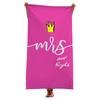 King and Queen's Velvet Bath Towel Beach Towel Cushion Large Bath Towel Beach Towel Printed Microfiber Towel Minimum Order