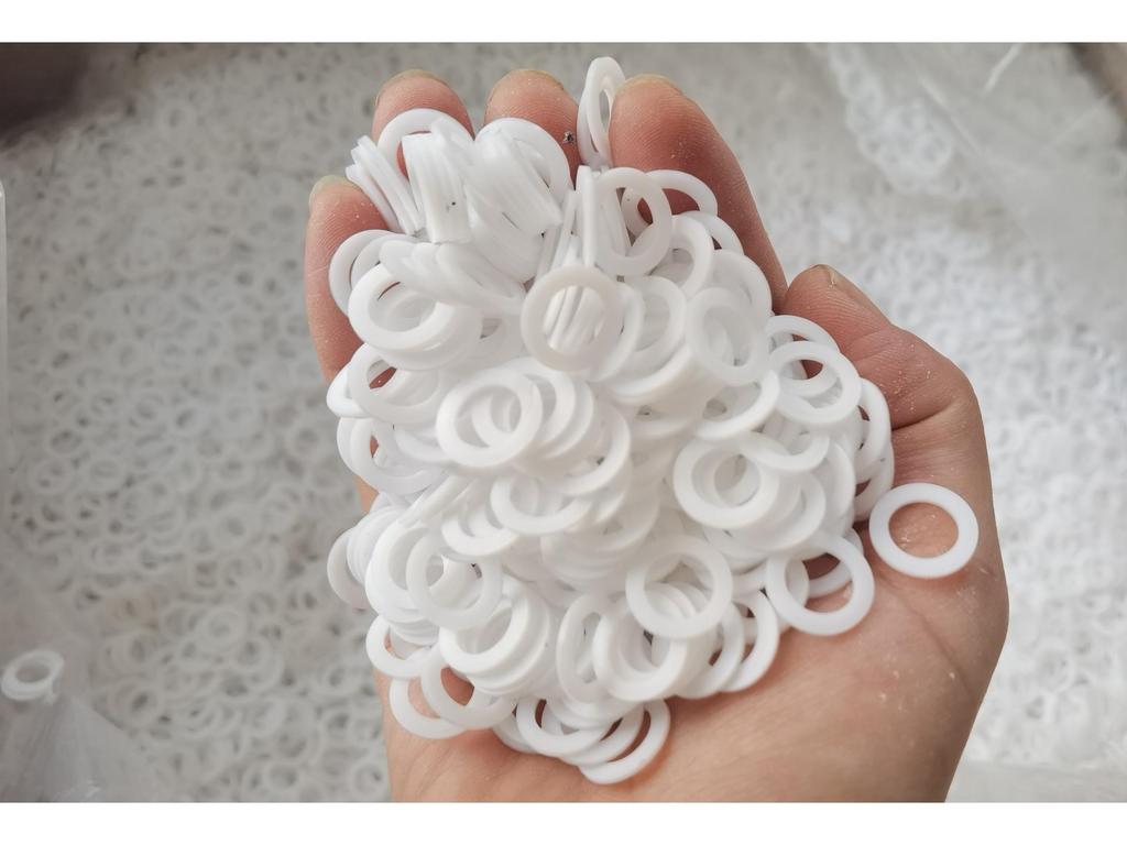 High-Temperature PTFE Gasket - Polytetrafluoroethylene Flange Gasket for Pressure Gauges