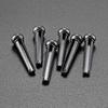 6 Pcs Acoustic Guitar Bridge Pins with Abalone Dot Guitar Replacement Part Various Style Bridge Pins Use for Folk Guitar