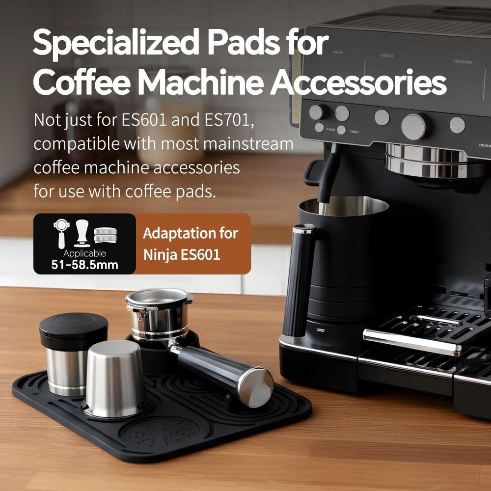 Silikon Kaffeeunterlage Mehrschlitz Espresso Matte Espresso Tampermatte Kaffeemaschinenzubehör