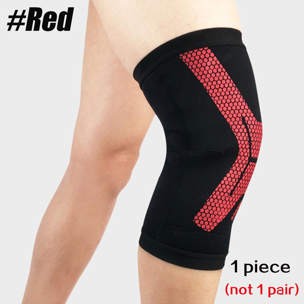 

1 Pcs Knee Compression Sleeve Swelling Recovery Knee Brace Support Pain Relief For Running Basketball Football Gym Workout Sport M