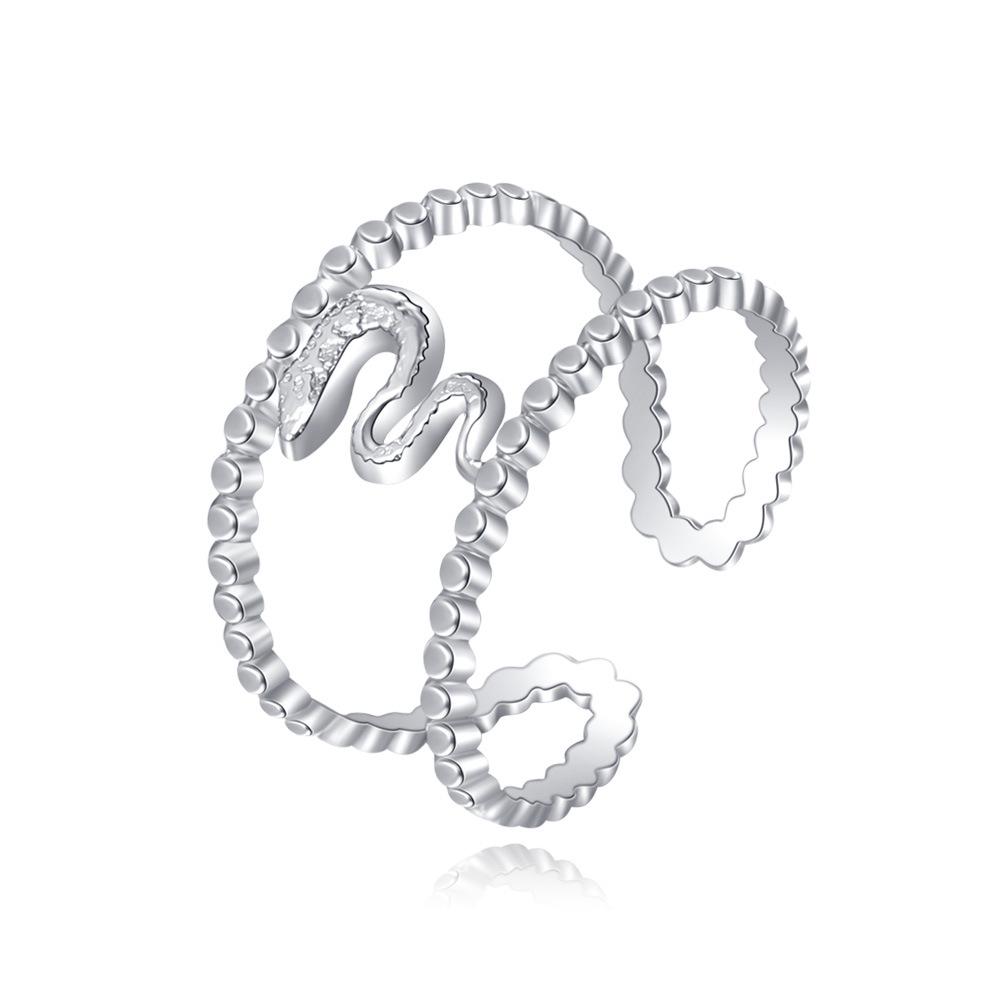 Adjustable Stainless Steel Punk Snake Ring for Women - Hot Selling Live Broadcast Accessory