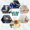 4-teiliges Schraubendreher-Set U-Form Kopf Präzisionsschraubendreher Handwerkzeug-Set Cr-V Professionelles Schraubenschlüssel-Schraubendreher-Set für Reparaturen