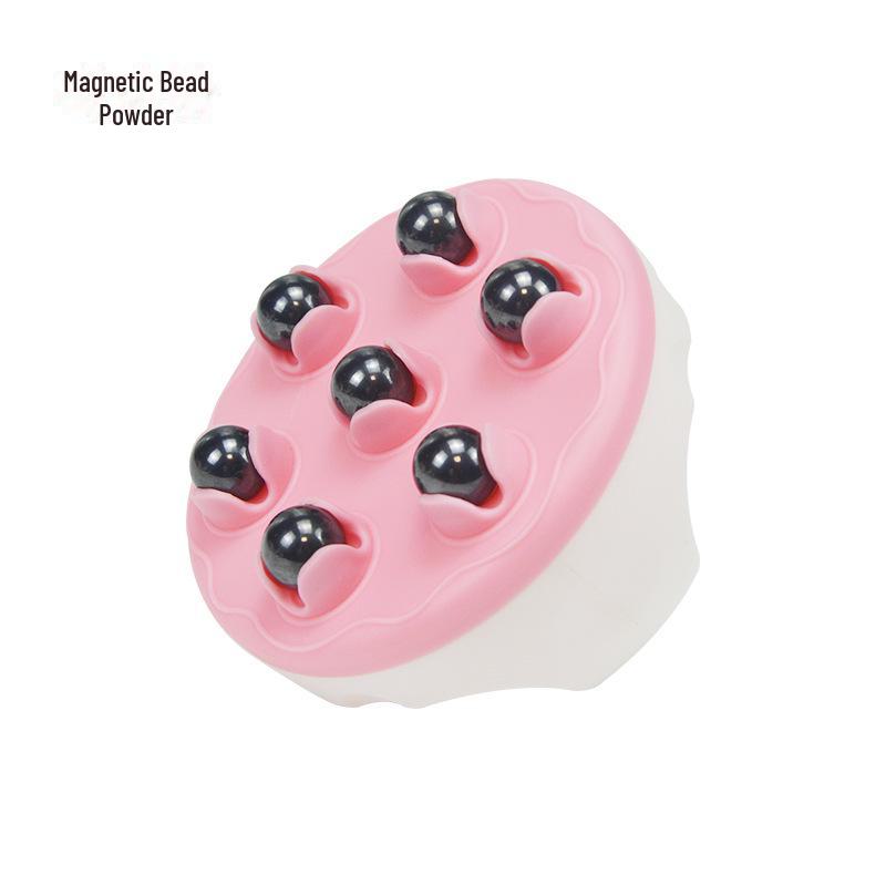 Dragon Ball Abdominal & Meridian Massager: Tendon Rolling Brush with Magnetic Ball Roller