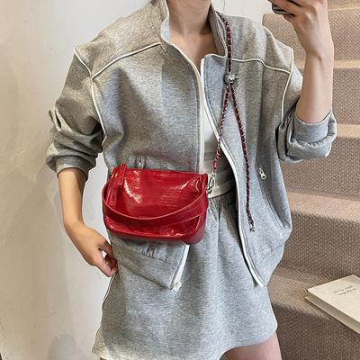 Premium Sense Nische Kette Achseltasche Damen 2025 Neu Vielseitig Tragbar Schulter Crossbody Kleine Quadratische Tasche