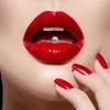 Sexy Stainless Steel Rainbow Color Opal Tongue Ring Piercing Jewelry Tongue Piercings Body Jewelry