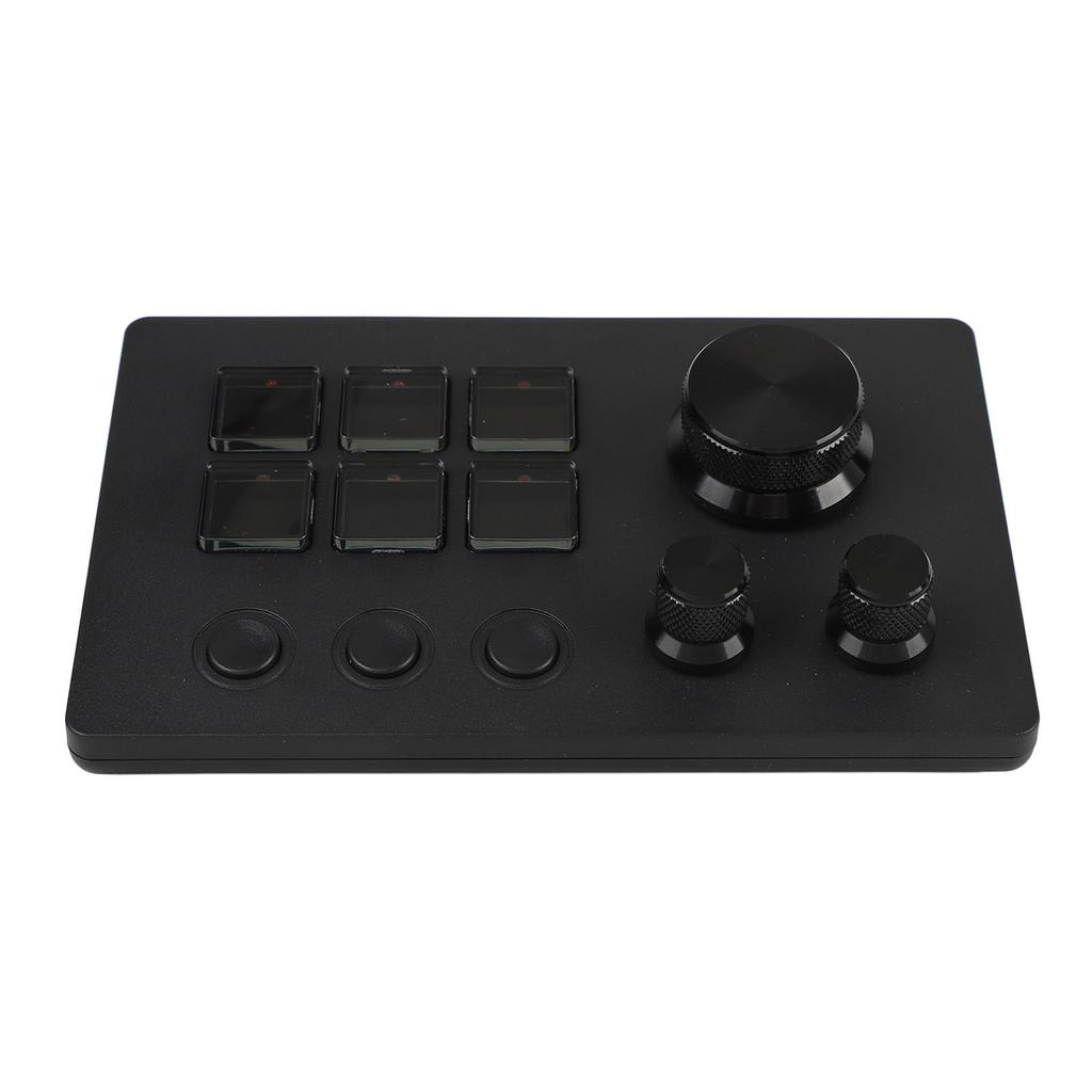 Visuelle Tastatur mit Drehreglern 6 Tasten LCD Benutzerdefinierte Taste Visuelle Tastatur für OBS für Twitch für OS X PC