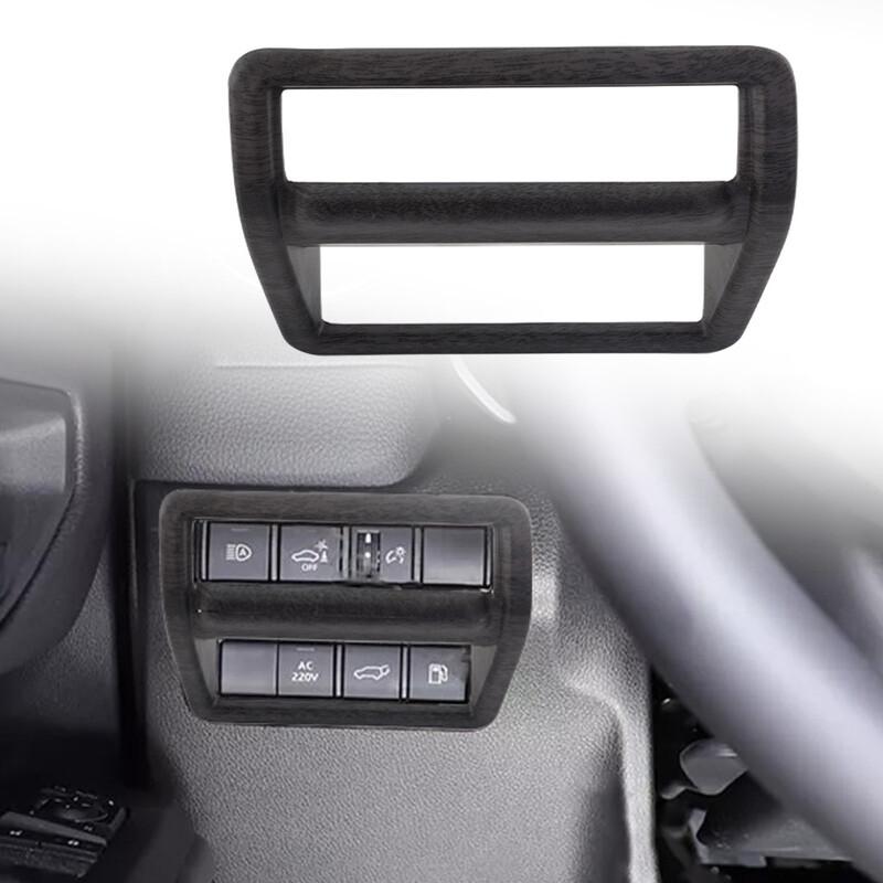 1PC Headlight Switch Button Trim For Toyota Prado Land Cruiser LC250 2024-2025