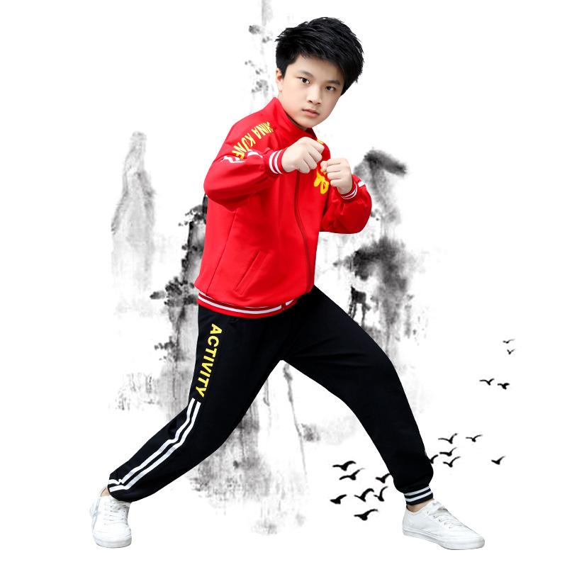 Children's Martial Arts Practice Clothes 2023 Spring New Student Kung Fu Costumes Martial Arts School Uniforms