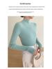 Women's Slim-Fit Cashmere Ribbed Mock Neck Sweater