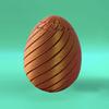 Twisty Fidget Egg 3D Printed Slippery Egg Fidget Easter Egg Toys Basket Stuffers Rotating Fidget Puzzle Toy For Stress Relief