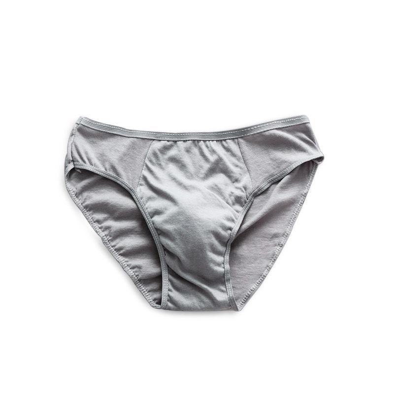 Einwegunterwäsche aus grauer Baumwolle für Herren: Praktisches, waschfreies Design für Reisen und die Altenpflege