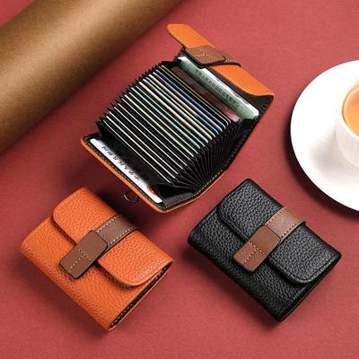 High Quality Women Card Holder PU Leather Wallets Men Multi-card Slot Credit Card Bag Unisex Small Wallet Coin Purse