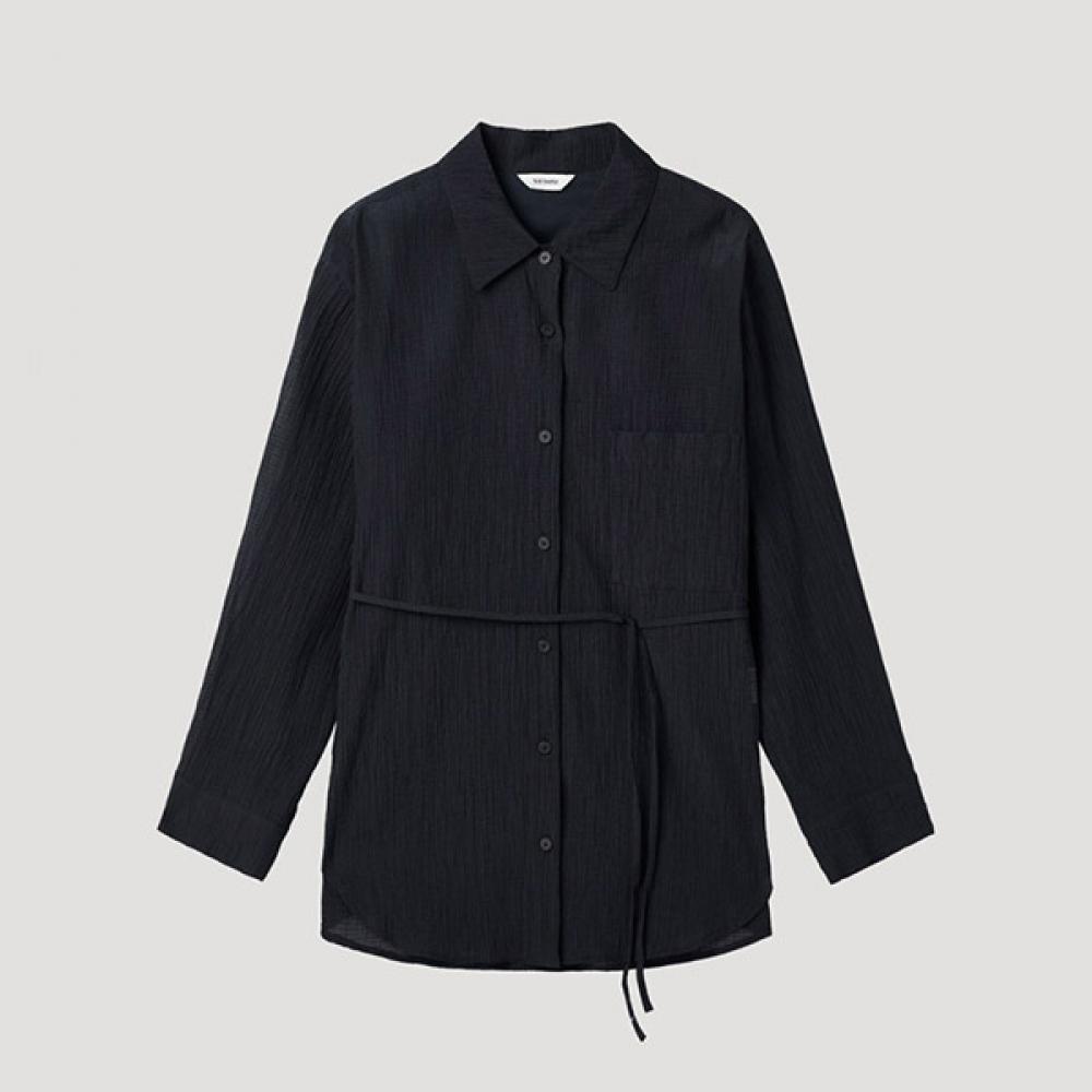 

[She S miSS] Cotton Blend Strap Shirt SwwStp21010 Dn