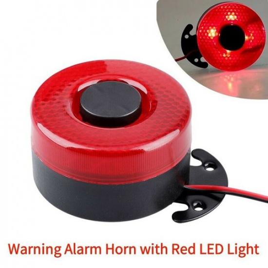 Reversing Backup Alarm with LED Light 12V 24V Loud 105 Decibel for Cars
