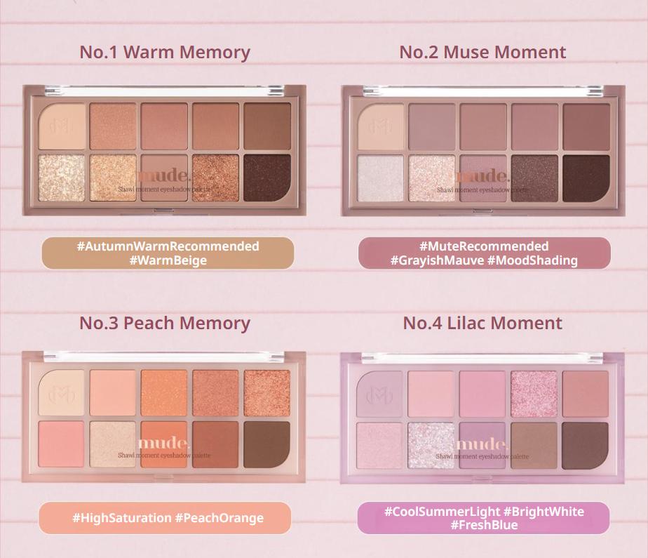 Mude . Shawl Moment Lidschattenpalette