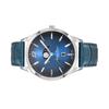 Mathey-Tissot Urban Moon Leather Strap Blue Dial Quartz H411LABU Men's Watch