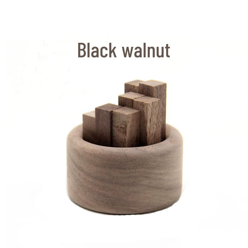 High-End Black Walnut Car Aromatherapy Diffuser