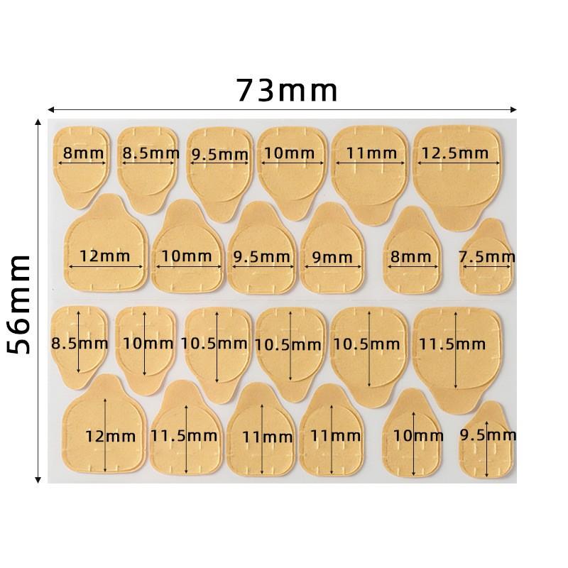 Cola de Gelatina para Unhas Vestível de Papel Kraft, Cola de Gelatina para Unhas Super Pegajosa Ultra-fina, Impermeável Especial