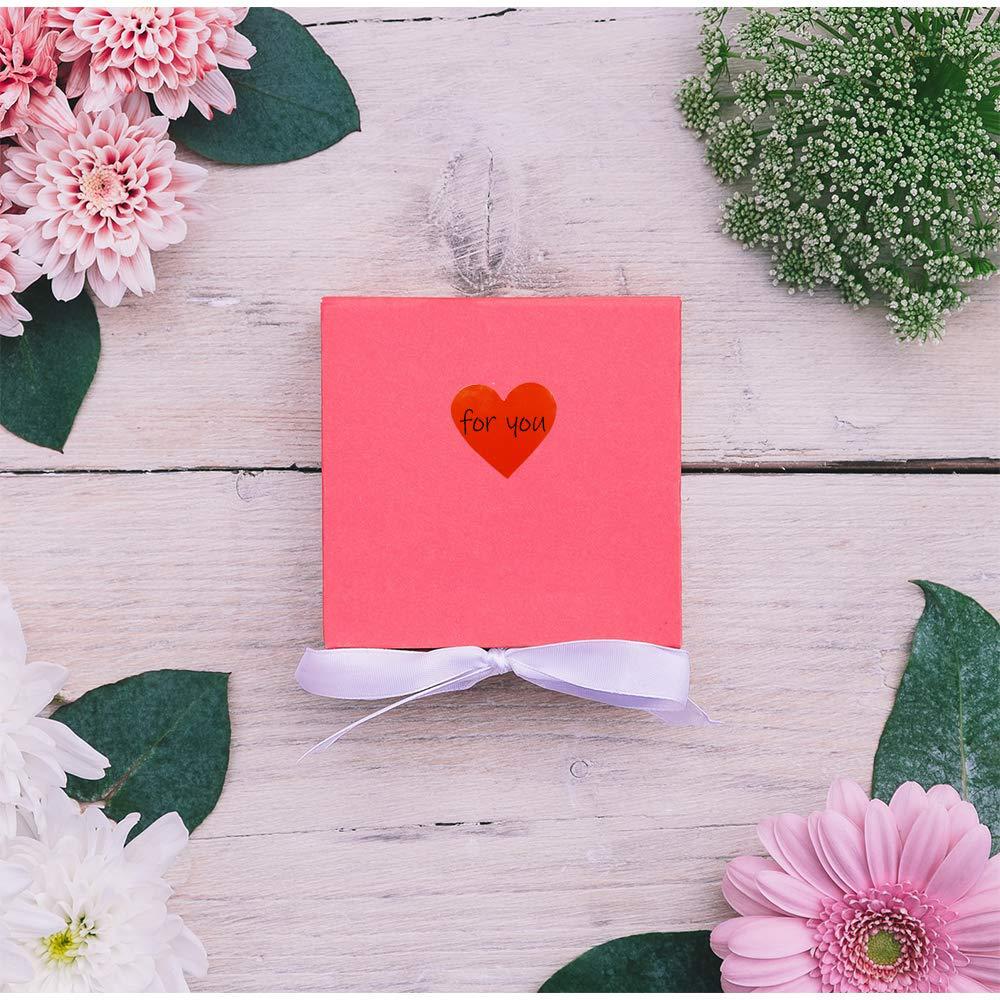 Rotolo di Adesivi a Cuore per San Valentino - Adesivi Rotondi Adesivi Sigillanti a Forma di Cuore per Regali di Matrimonio. Vendita Calda!