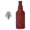 Bottle Opener Composite Wood Powerful Magnet Convenient Collection of Wine Bottle Lid Bottle Shape Beer Bottle Opener
