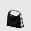 Diamonds Feather Women Handbags Luxury Pearls Party Evening Bags for Women  Designer Satin Square Clutch Wedding Purses Tote