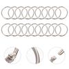 60Pcs Lightweight Metal Binder Rings for Loose Leaf Binder DIY Notebook Clips Book Rings Metal Ring DIY Notebook Ring