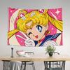 Cutecore Sailor Moons Tapestry Bedroom Decoration Wall Hanging Blanket Tapestry Cool Stuff For Room