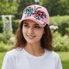 Adjustable Baseball Cap Butterfly Diamond Sun Protection Cap Trendy Denim Cap  Unisex
