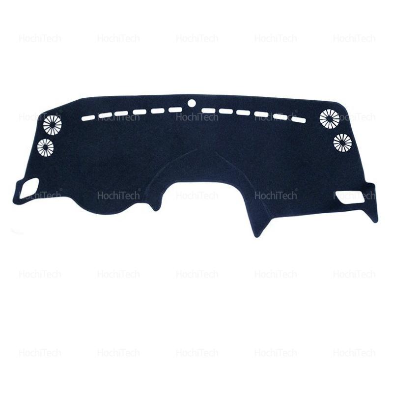 For Jeep Renegade BU 2015-2023 Car Dashmat Black/Brown Dashboard Cover Suede Leather Dash Mat Pad Sunshade Accessories