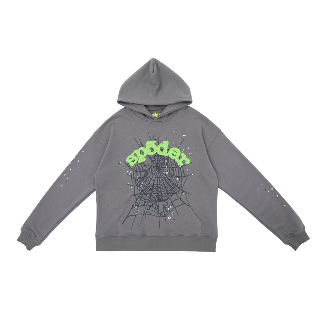 Sp5der European and American hip hop singers with the same printed letters 555555 men and women couples sweater hoodie trend