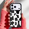 Fashion Cow spots leopard Print Phone Case for iPhone 17 16 15 14 13 Pro Max Back Cover for 12 11 Pro Coque